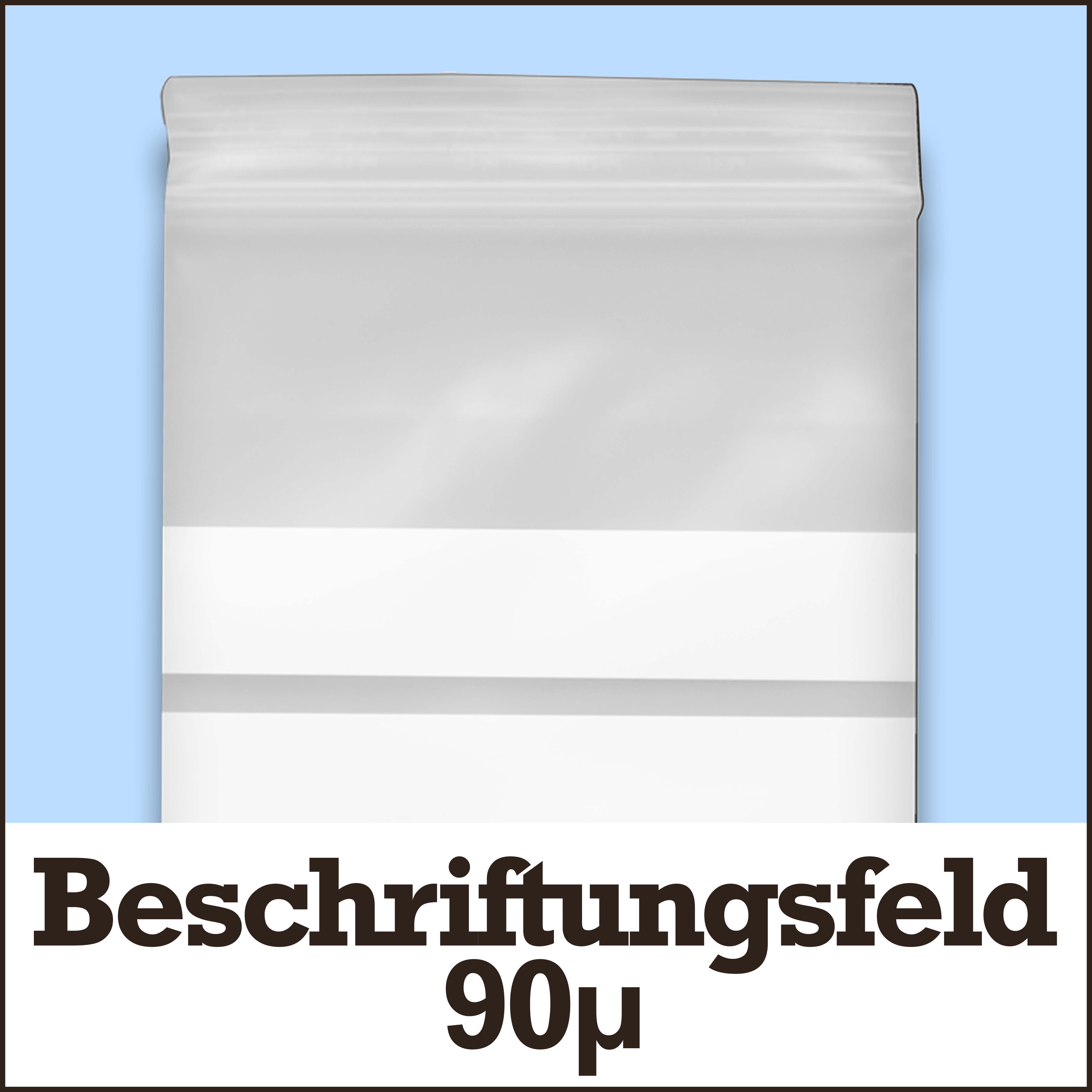 Mit Beschriftungsfeld 90my