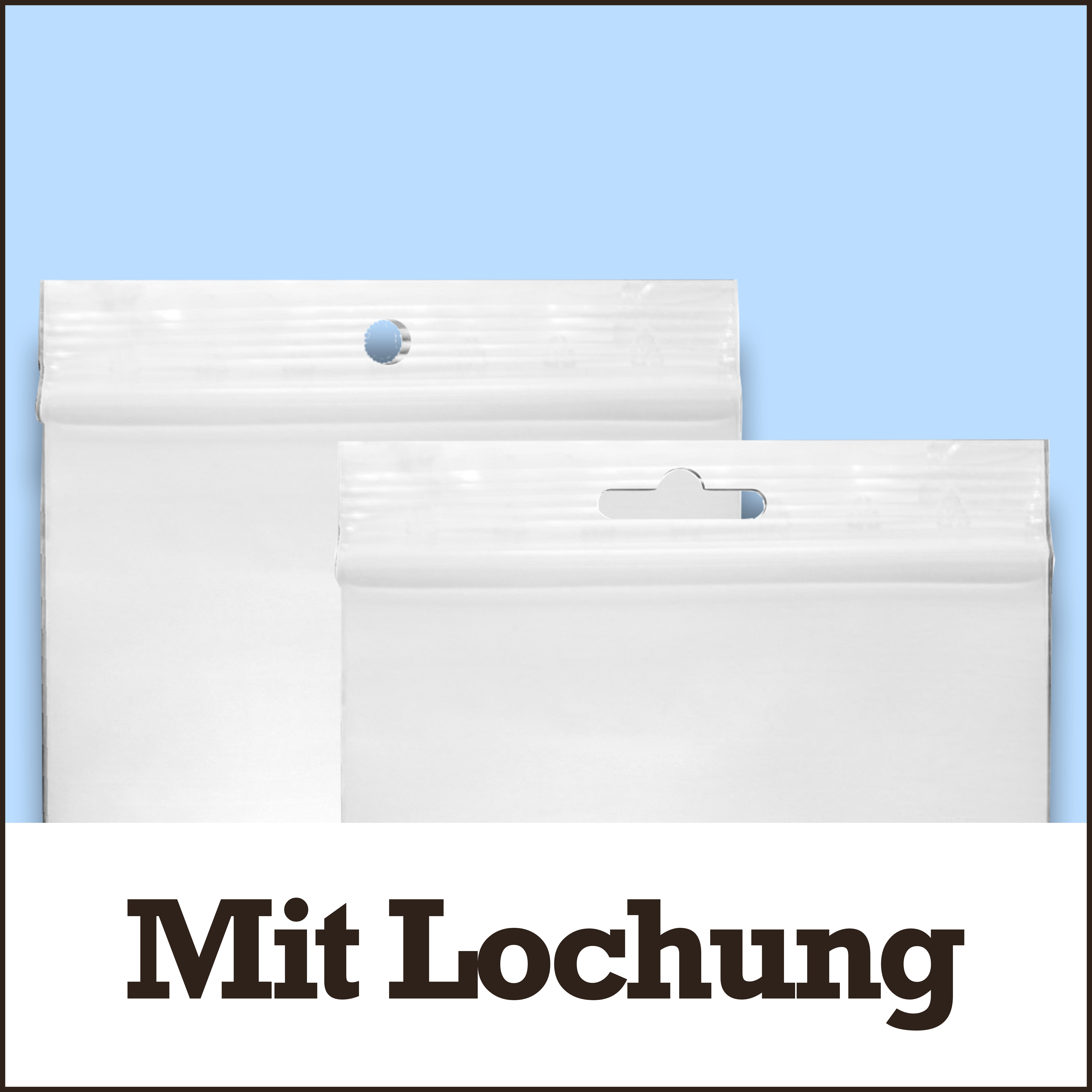 Mit Lochung