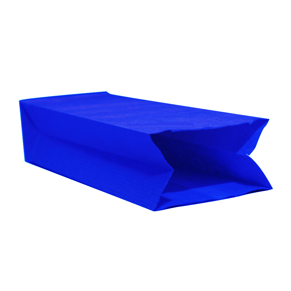 Blockbodenbeutel 3-lagig Blau 105 + 65 x 297 mm 100 Stück