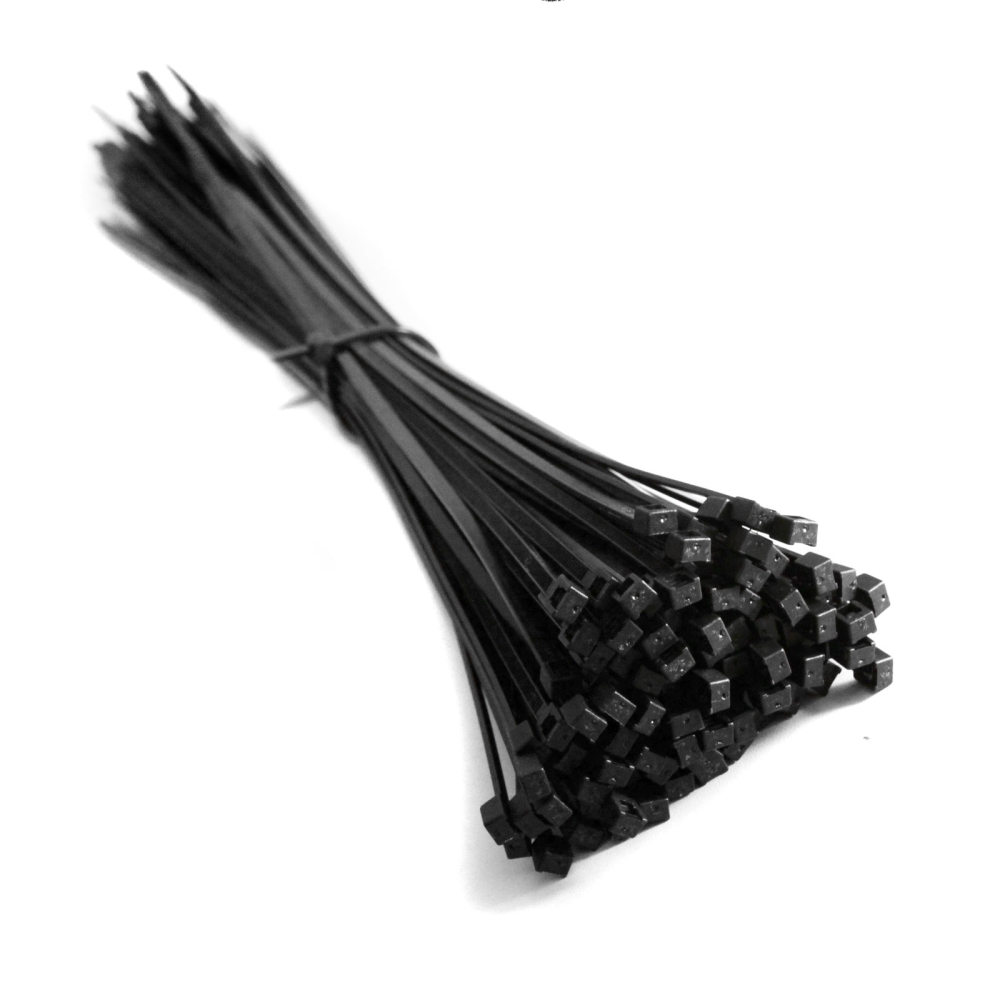 Kabelbinder schwarz 300 x 3,6 mm 100 Stück