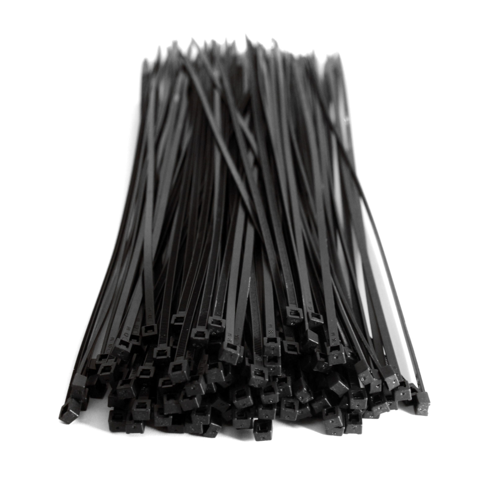 Kabelbinder schwarz 290 x 4,8 mm 100 Stück