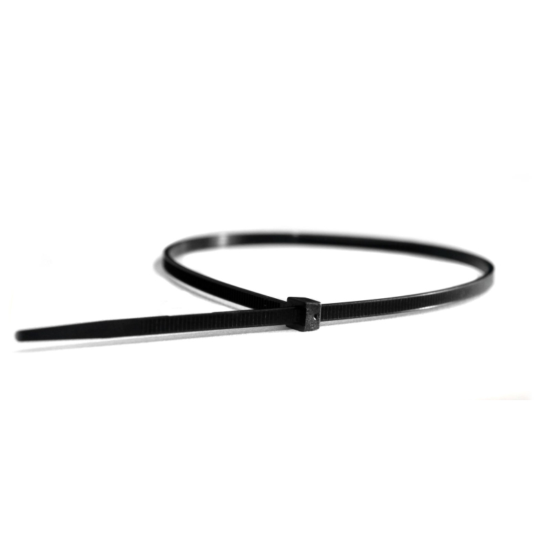 Kabelbinder 370 x 48 mm schwarz 100 Stück passend für Dachrinnenschläuche
