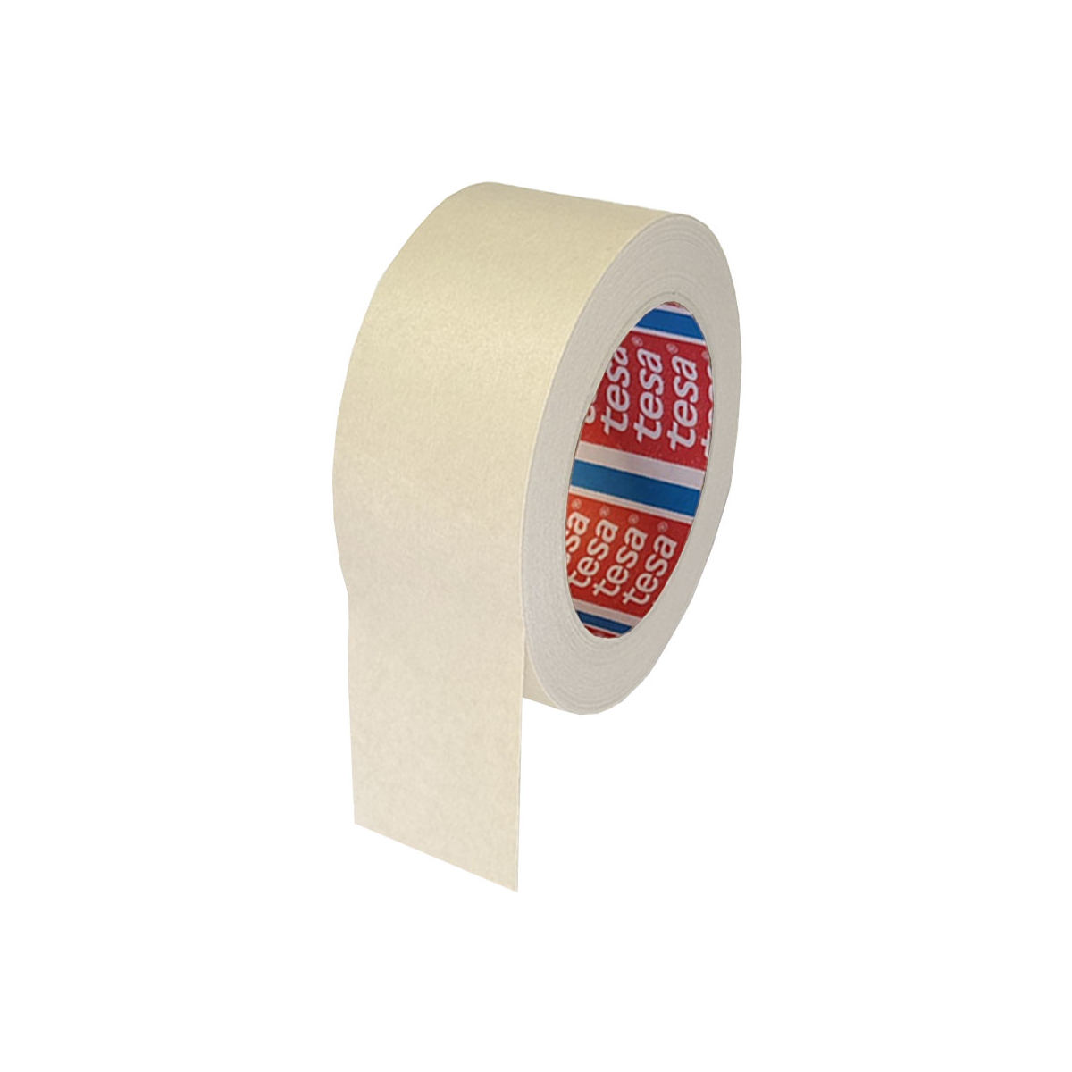 Tesa 4713 Packband Papier Weiß 50m x50mm 1 Rolle