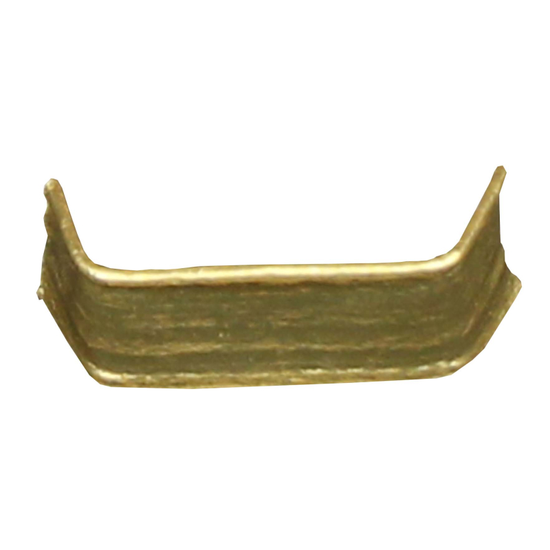 CLIPSE vorgebogen in  u-Form | gold
--- mm x 8 mm / 2-Draht 0,50 mm