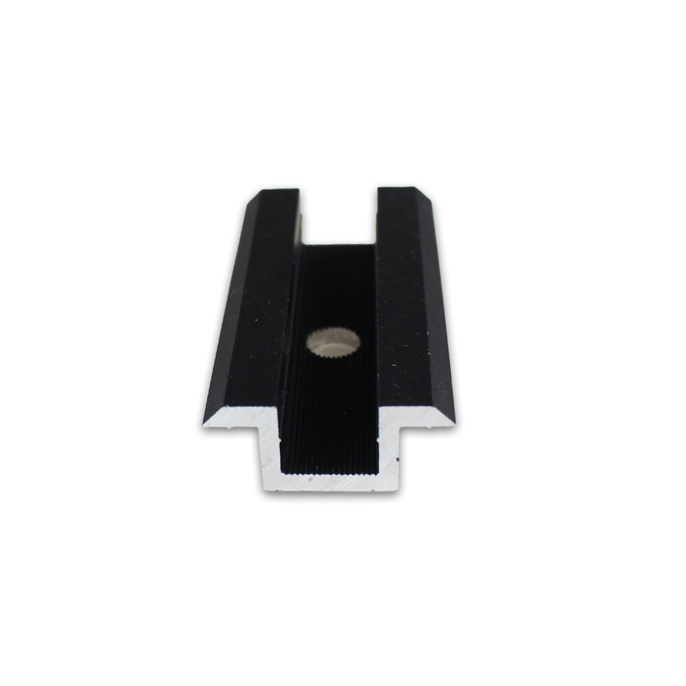 Mittelklemme Höhe 16mm schwarz eloxiert für...