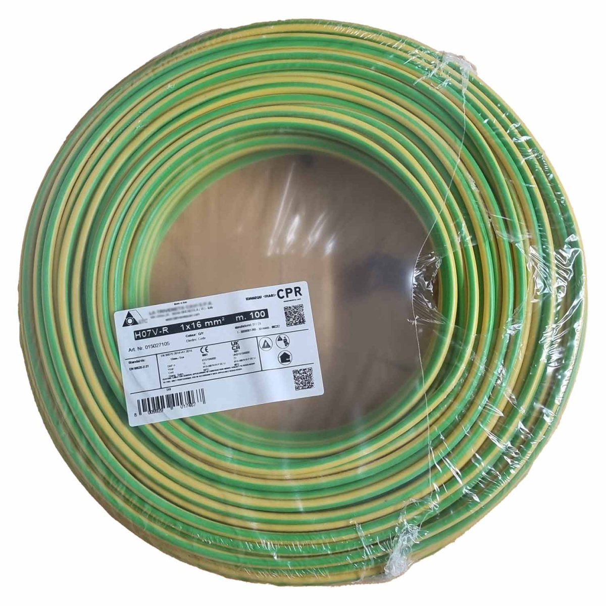 Doppel- Und Erdungskabel 2,5 Mm², 1 M Länge – Für Haushaltsinstallation, BASEC-zertifiziert, Grau