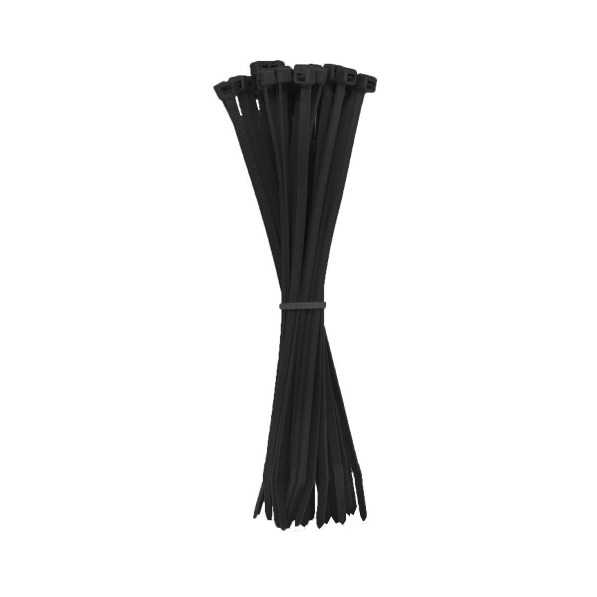 Kabelbinder schwarz 370 x 7,6mm; 100 Stück