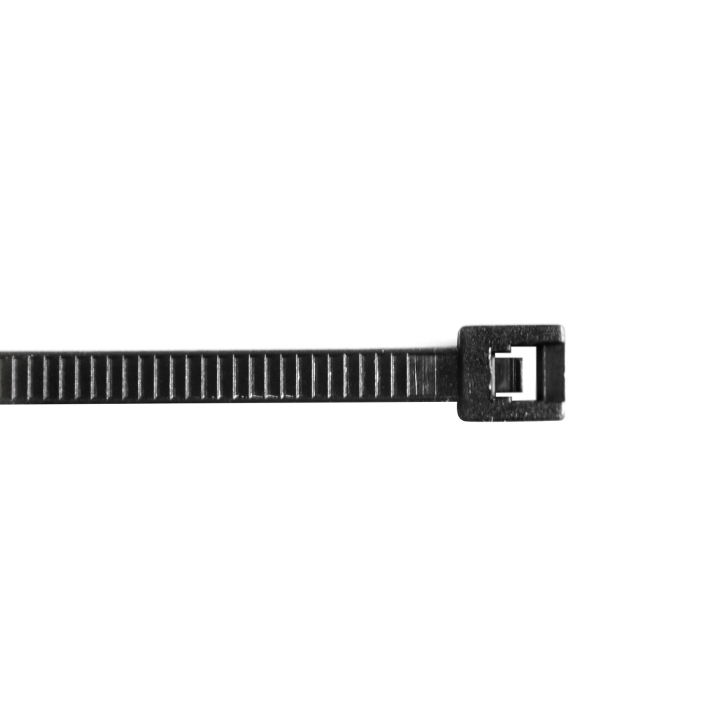 Kabelbinder schwarz 370 x 7,6mm; 100 Stück