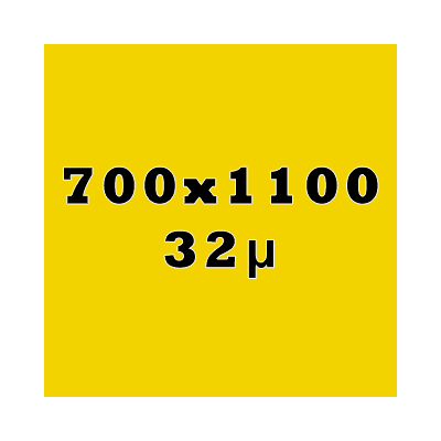 700x1100mm gelb 32µ