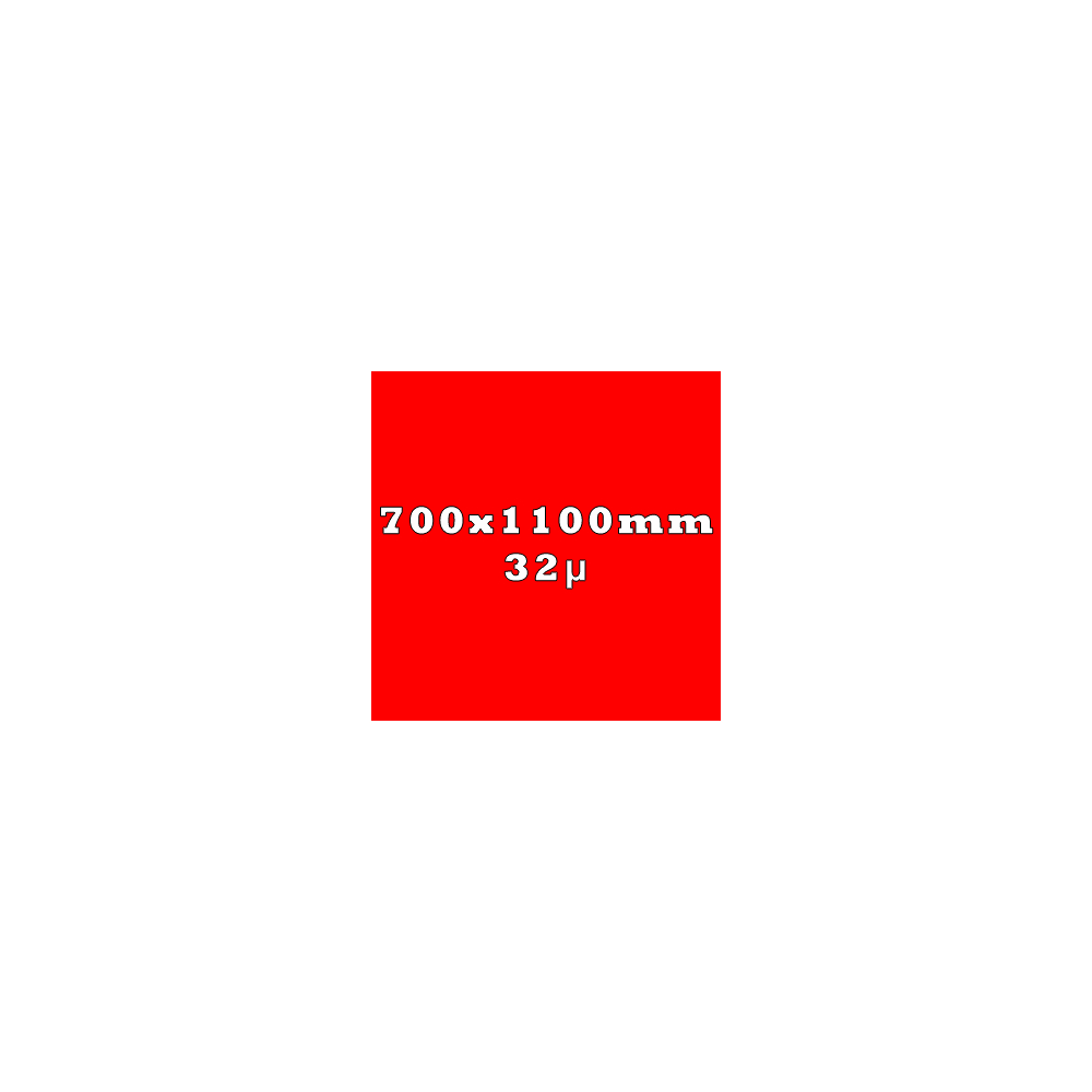 700x1100mm rot 32µ